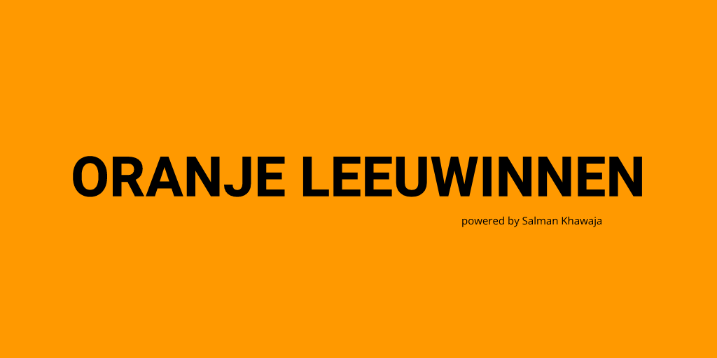 Oranje Leeuwinnen - Oranje vrouwen - Oranje